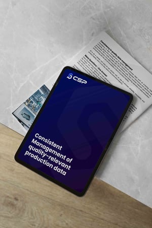 Whitepaper - Consistent Management of quality-relevant production data